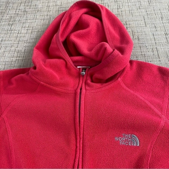 The North Face Women's Red Fleece Hoodie - Picture 3 of 11